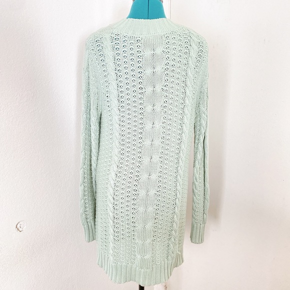 The LIMITED Oversized Pullover Sweater//Mint Green//Long Sleeve//Knit Cardigan - Picture 4 of 4